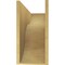 Ekena Millwork 10"W x 30"D x 20"H Classic Carmel Rough Cedar Woodgrain TimberThane Corbel, Primed Tan CORUR10X30X20CARRCPR - alternate 4
